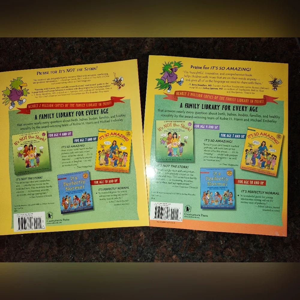 Early Sex Education Book Set for different ages